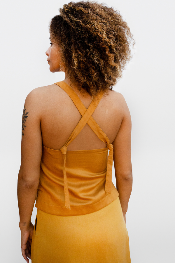 Strappy - the open back strap top